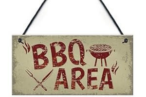 RED OCEAN Placa de jardín de color rojo océano para barbacoa, bar o bar, cartel para el hogar, cueva, cobertizo, caseta, regalos de amistad