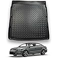 Nomad Boot Liner Compatible with VW Passat CC 2008-2016 Recyclable Plastic (PE) Tailored Fit Car Floor Mat Protector Guard Tray Black Custom Fitted Accessory Dog Friendly Waterproof with Raised Edges
