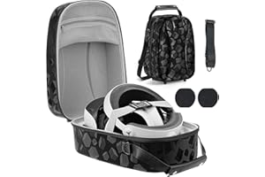 Acemall Bolso Portátil para Meta Quest 3, 3D EVA Estuche para Oculus Quest 2/Pico 4, Quest 2 Estuche de Transporte con Correa