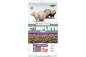 VERSELE-LAGA - Complete Ferret - Pienso extrusionado Todo en uno Rico en proteínas para Hurones (2,5kg)