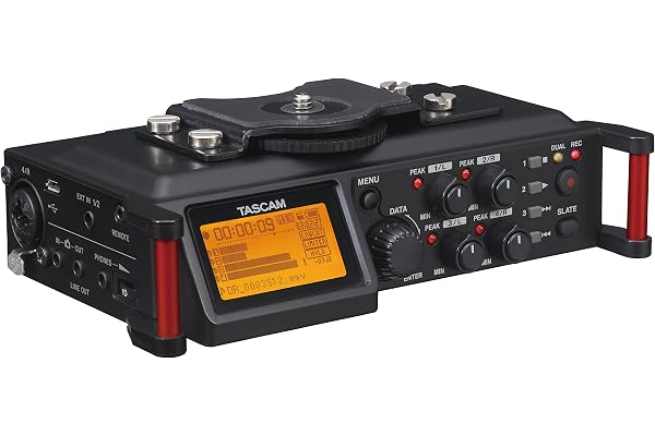 Tascam DR-70D – Enregistreur audio 4 pistes pour appareils reflex numériques (DSLR)