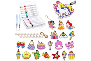 JoyCat Kit Bricolage Enfant, Kit de Peinture à Texture Magique Princesses & Licornes, peinture créative pour enfants, Cadeau Fille Garçons 4 5 6 7 8 9 10 Ans