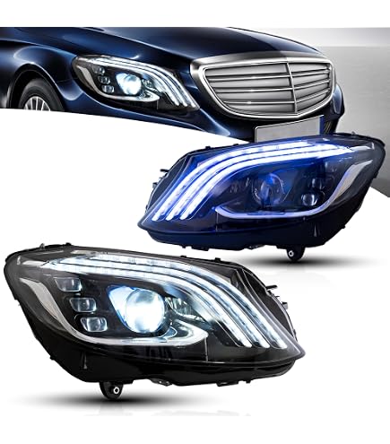 For 15-18 Mercedes Benz W205 C-Class Right Passenger LED Headlight