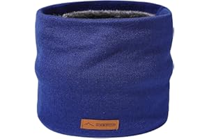 Cozyan Scaldacollo invernale Uomo Sciarpa tubolare caldo collo sci coprirsi Invernale Scaldacollo Uomo Donna Caldo Pile Sciarpa Elastico Tubolare Paracollo Termico Sportivo Scaldacollo