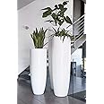 XXL Pflanzvase/Pflanzkübel Hochwertig & Modern Fiberglas Mit