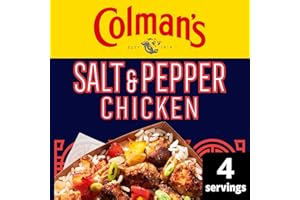 Colman's Weekend Wonders Salt & Pepper Chicken Meal Maker recipe mix perfect with white rice for a takeaway-style family meal 20 g