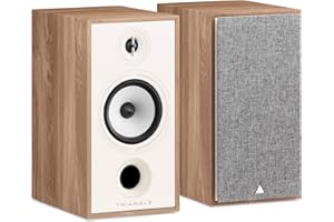 Triangle - Enceinte Bibliothèque Hi-FI BOREA BR04 - Puissance Admissible 110W - Rendement 90 DB/W/m – Polyvalente Musique et Home-Cinéma - 206 x 380 x 314 mm - Chêne Clair (Paire)