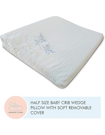 The White Willow Baby Crib Half Wedge Pillow Used Under Mattress