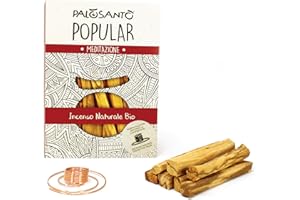 PALOSANTO – Palo Santo Kit - 7 Paletti Popular + Spirale Originale Bursera Graveolens dal Perù – in Rame Made in Italy