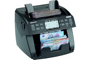 Contadora de billetes ratiotec rapidcount T 575 - Contadora de piezas y valores con control de autenticidad del 100% para volúmenes de recuento medianos y grandes.