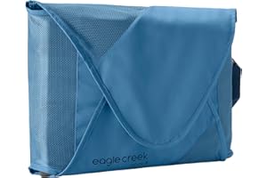 Eagle Creek Pack-It Original Kleidermappe – Reise-Kleidersack mit faltenfreiem Faltbrett und Kompressionsflügeln zur Maximierung des Gepäckraums, Blue Dawn - Reveal (neu), Large