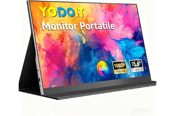 Yodoit Monitor Portatile 15,6"
