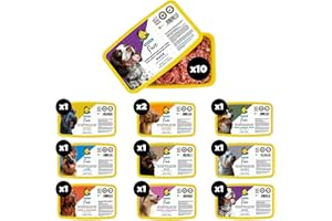 ProDog Raw Dog Food | 80:10:10 Raw Food Sample Packs For Adult Dogs | Gourmet, Human-Grade Raw Dog Food | Made From British Meat & Ingredients | 80:10:10 Pack 5kg