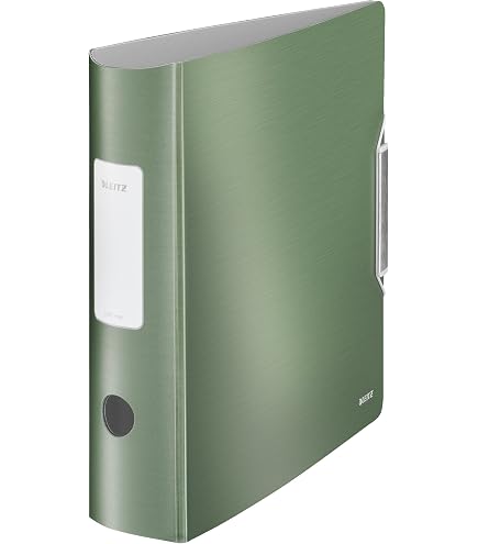 Leitz A4 Lever Arch File Active, Yellow, Curved Spine 75mm-953052