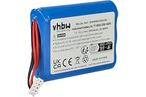 vhbw Batterie Remplacement pour Marshall TF18650-2200-1S3PA pour Haut-parleurs, Enceintes portatives (2600mAh, 11,1V, Li-ION)