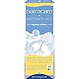 Natracare Organic Maternity Pads, Made with Certified Organic Cotton, Ecologically Certified Cellulose Pulp and Plant Starch (1 Pack, 10 Postpartum Pads Per Pack)