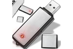 Retoo Diktafon USB Digital med 8 GB, röstaktivering, inspelningsenhet för föreläsning, intervju, möte, miniröstinspelare med