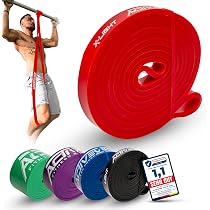 Fasce Elastiche Resistenza: Set Da 3 Per Allenamento, Stretching E Crossfit - 4