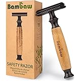 Bamboo Safety Razor| Razors for Men and Women | Double Edge Safety Razor | Fits All DE Razor Blades | Eco-Friendly and Reusab