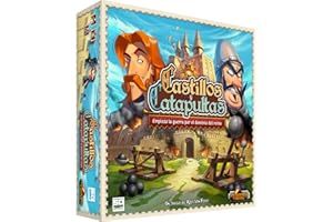 SD GAMES Castillos Y CATAPULTAS - Juego de Construcción, Batallas y Habilidad, 2 ó más Jugadores a Partir de 8 Años