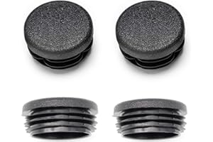 Enkotrade 21 Stück Lamellenstopfen Rund Ø 38mm, Rohrstopfen, Rohrabdeckung aus hochwertigem Polyethylen Kunststoff, Stopfen, Endstopfen, Kappen