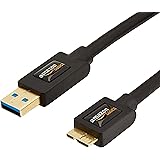 AmazonBasics 3.0 A-Male to Micro B USB Cable (0.9 m / 3 Feet)