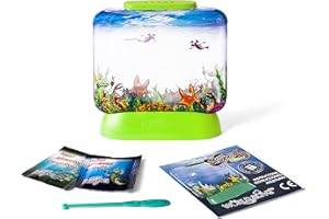 AQUA DRAGONS Aqua Dragon Sea Friends, Mascotas acuáticas bajo el agua, Kit de juguetes educativos, Incubar y cultivar huevos de mascotas acuáticas y su comida, Para niños a partir de 6 años, 15 x 4 x 15 cm