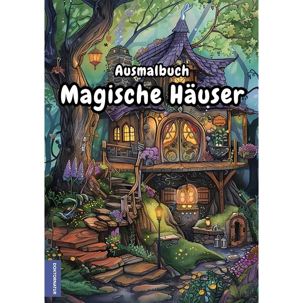 Ausmalbuch „Geheime Gärten“ – 50 Motive, A4, Einseitig Bedruckt, Mit PDF Zum Ausdrucken