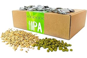 Recharge pour Kit de Brassage 5 litres - Bière IPA - India Pale Ale - Recette Tout Grain pour Brasser à Nouveau sa Propre Bière Artisanale Maison - Fabriqué en France / Ingrédients 100% Français