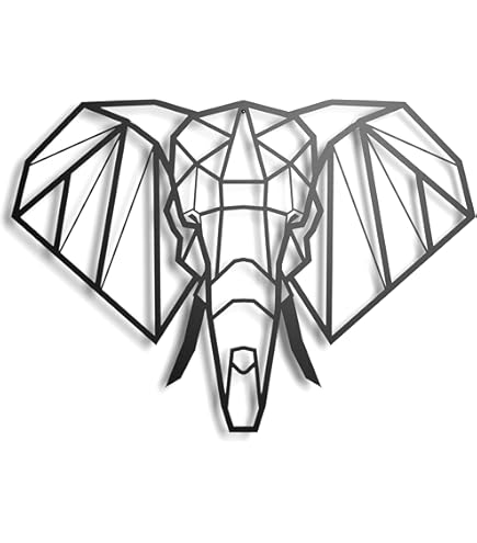 Nchdewui Décoration Murale En Métal En Forme D'arbre De Vie Avec éléphant, Décoration Intérieure à Suspendre Pour Balcon, Terrasse, Porche, Chambre à Coucher