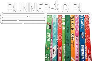 United Medals Runner Girl Colgador de medallas | Medallero Acero | Medal Holder dispaly Hanger | Medalla Percha