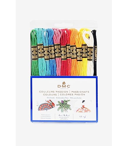 Filo Da Ricamo DMC Broder Sp&eacute;cial Perl&egrave; - Grossezza 25, 32 Metri, Colore Giallo, Per Punto Croce