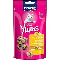 Snack Per Gatti Vitakraft Crispy Crunch - Croccanti Con Ripieno Al Malto 60g Anti Boli Di Pelo