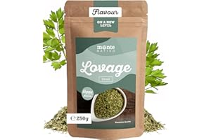 Lovage dried Monte Nativo (250g) - Rubbed Lovage - Gently dried and aromatic Spices ideal for Cooking and Seasoning
