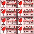 120Pcs Handle with Care Fragile Stickers Shipping Stickers Box Shipping Fragile Warning Sticker Box Packaging Label 50 x 90mm