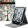 HoYiXi Foldable Case for 6.8",7" Kindle Paperwhite/Colorsoft 2024-2021/ Paperwhite Signature Edition 2021 Vertical Flip Stand Cover for 6"-6.8'' Kobo/Tolino/Sony Ebook reader - Tree
