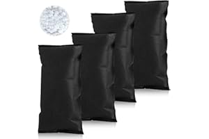 OMECO Entfeuchter Auto Kissen 2000g Wiederverwendung Silica Gel Luftentfeuchter Granulat Pack,Gegen Feuchtigkeit und Nebel im Auto,Beseitigen Sie unangenehme Gerüche für Keller,Schränke,Auto 4x500g