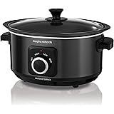 Morphy Richards Slow Cooker Sear and Stew 460012 3.5L Black Slowcooker