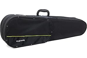GEWA Custodia per violino Aspirante, nero, custodia musicale, idrorepellente, misura 4/4