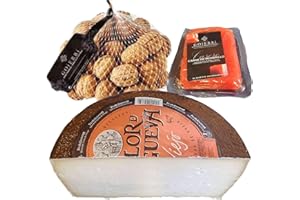 TU DESPENSA EN LA WEB Queso con Membrillo y Nueces - Medio Queso Viejo Flor de Esgueva - Queso Curado Puro de Oveja - Si buscas un aperitivo fácil y rápido aquí tienes uno.