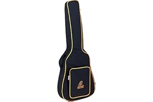 Ortega Guitars Economy Series Bag - 1/2 Classical Guitar Bag - Height 96 cm - Width 35 cm - With Shoulder Straps - Nylon, Black (OGBSTD-12)