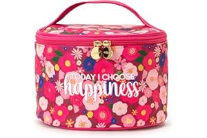 Legami - Beauty Case Hello beauty, Borsa per Trucchi spaziosa, Chiusura a Zip, Tasche interne, Fascette porta Pennelli, Beauty Case da viaggio, 21x19 cm