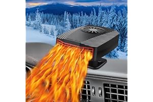 CHUANKEFANXING Calentador de Coche, Desempañador Desempañador de Parabrisas Portátil, 12V 150W Calentadores de Coche para Vehículo, 2 en 1 Ventilador de Calefacción y Refrigeración para coche SUV Camión