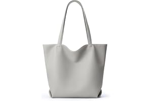 KALIDI PU Leather Tote Bag for Women Large Handbag for Women Lightweight Women's Totes Top-Handle Ladies Handbags for Work Travel School Shopping