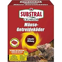 Substral Celaflor Mäuse-Getreideköder, Anwendungsfertiger, attraktiver Köder zur Bekämpfung von Mäusen mit Wirkstoff, 10…