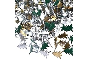 Lilie Créa 50 Attaches parisiennes sapins de Noël, brads Scrapbooking, Fabrication de Cartes