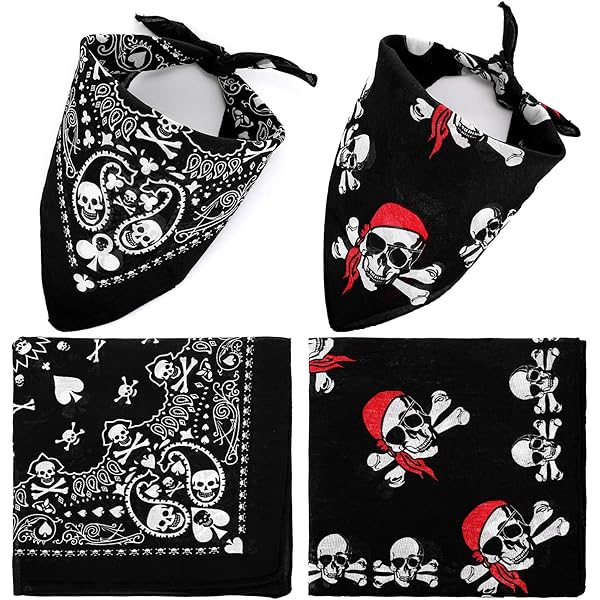 Bandana Cotone Paisley Bandana Paisley 100% Cotone, Foulard Multiuso Per Biker, Cowboy O Look Casual - Taglia Unica, Per Lui E Lei Bandane Donna - Foto 5