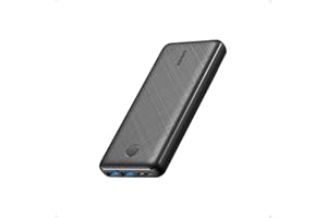 Anker Power Bank, 325 Portable Charger, 20,000mAh Battery Pack with PowerIQ Tech, USB-C Input and Output Ports for iPhone 17/16/15 Series, Samsung Galaxy, AirPods, and More (PowerCore Essential 20K)