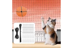 AEMCHDM Premium kattnät för balkong, kattskyddsnät, förstärkt kattnät, för att säkra balkong, terrasser, fönster, dörrar, kat