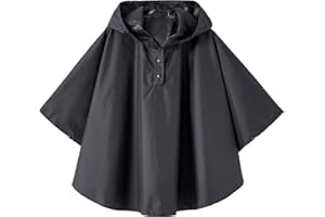 QIKADO Ponchos Impermeables Lluvia Niños Unisexo 1-12 años